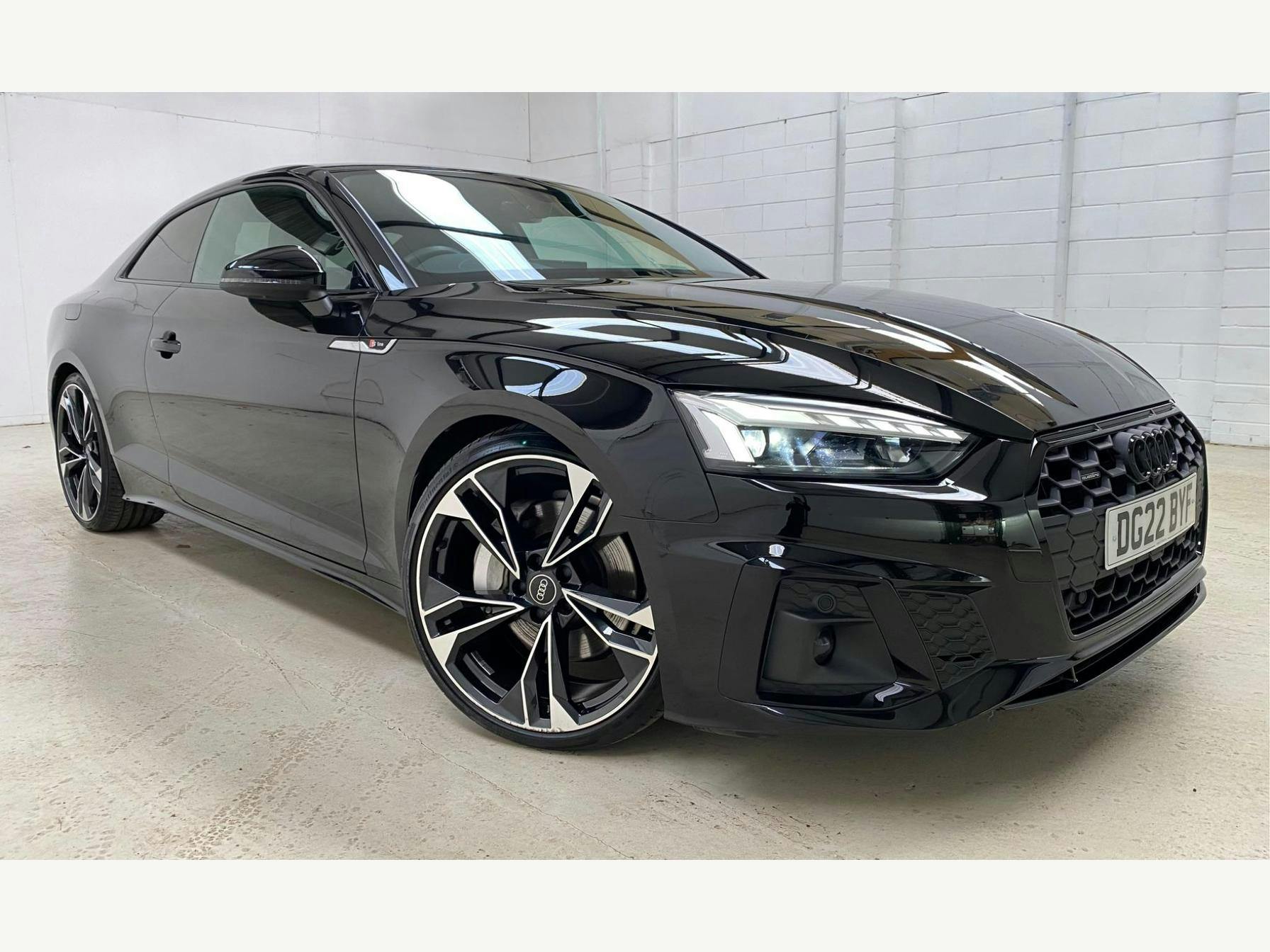 Audi A5 2.0 Tfsi 45 Black Edition S Tronic Quattro Euro 6 (s/s) 2dr Coupe 2022