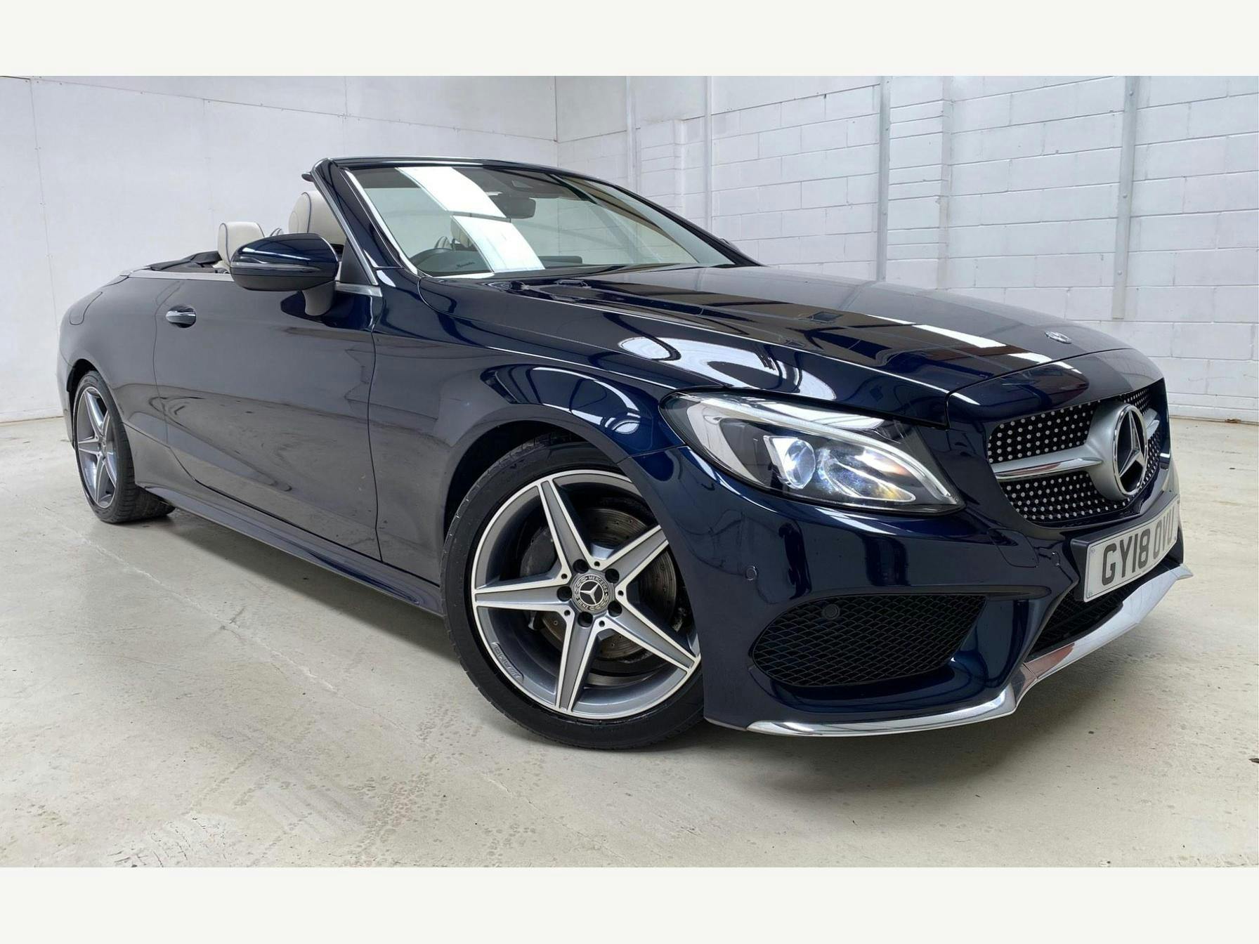 Mercedes Benz C Class 2.1 C220d Amg Line Cabriolet G-tronic+ Euro 6 (s/s) 2dr Convertible 2018