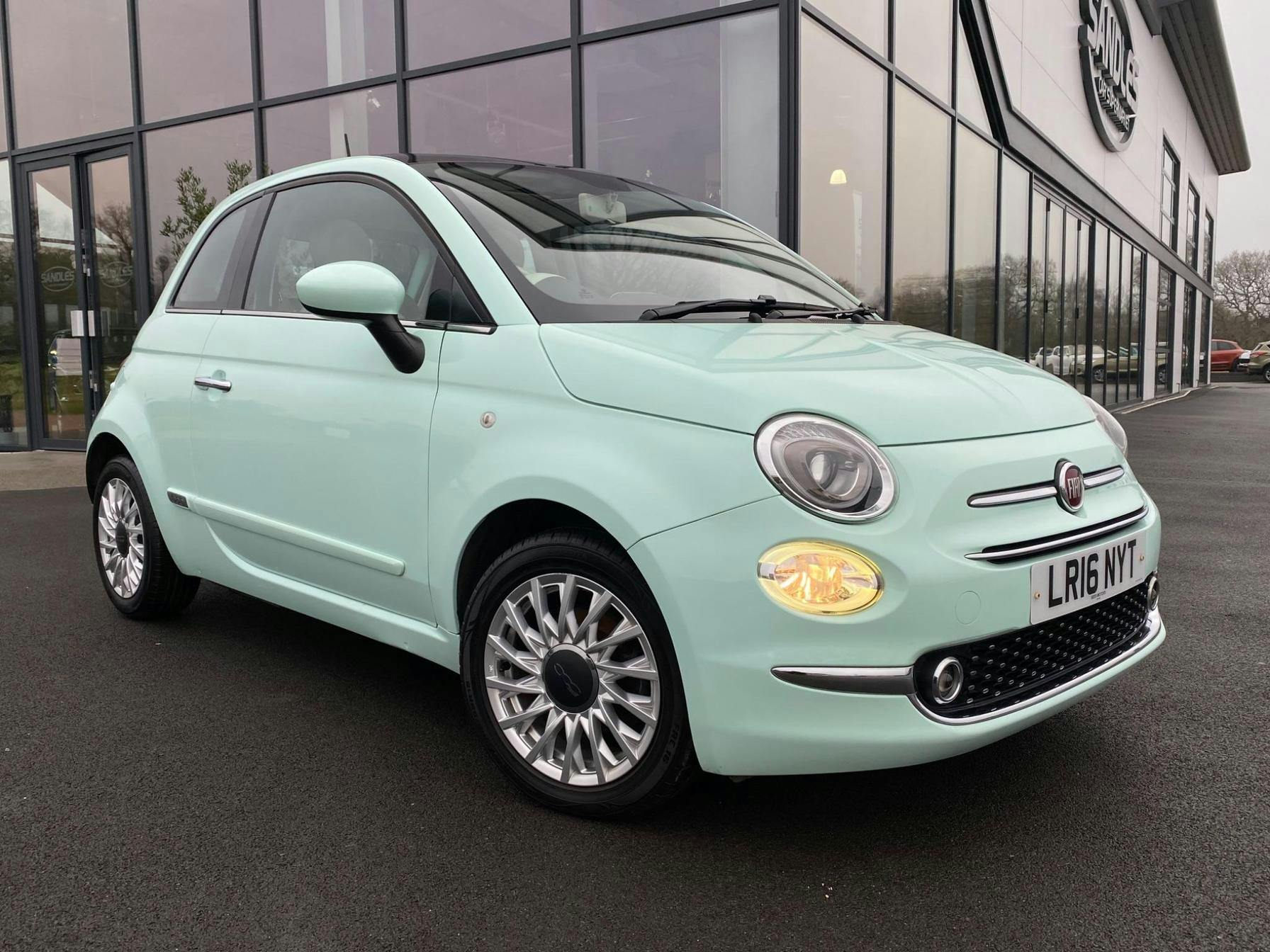 Fiat 500 1.2 Lounge Euro 6 (s/s) 3dr Hatchback 2016