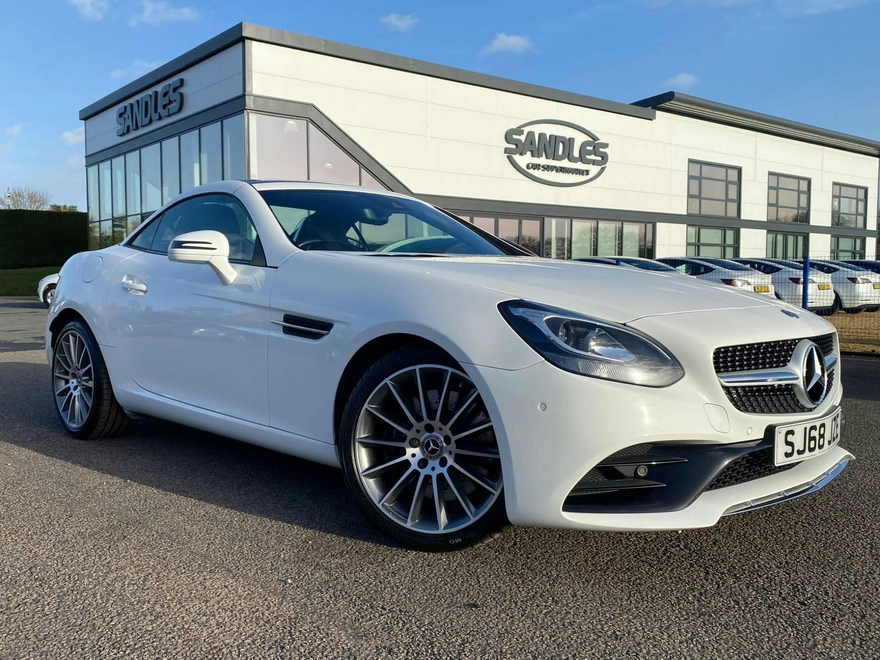 Mercedes Benz Slc 2.0 Slc300 Amg Line G-tronic Euro 6 (s/s) 2dr Convertible 2018